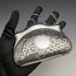1907 British antique sterling silver purse with chain Thomas Bishton